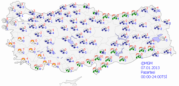 7 Ocak Pazartesi