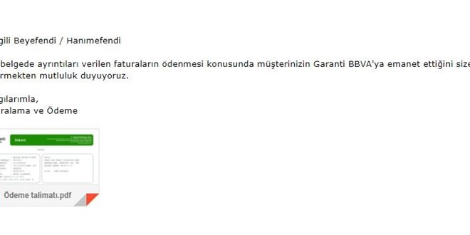 Sahte e-mail dolandrclna dikkat! Yeni hedef irket alanlar