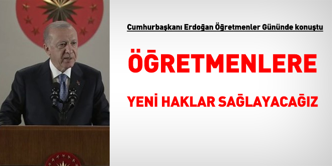 Erdogan Ogretmenlik Meslek Kanunu Cikacak