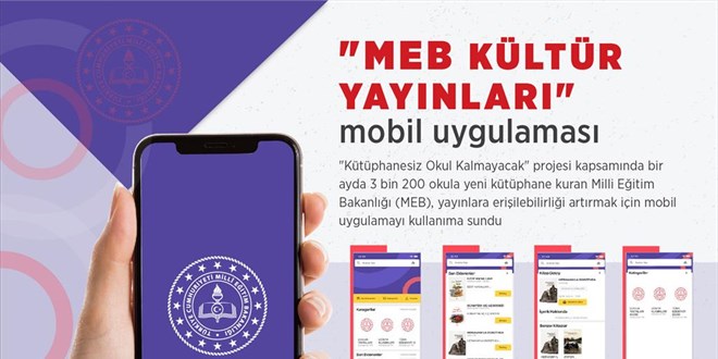 MEB Kltr Yaynlar mobil uygulamas kullanma sunuldu