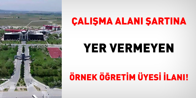 alma alan artna yer vermeyen rnek retim yesi ilan!