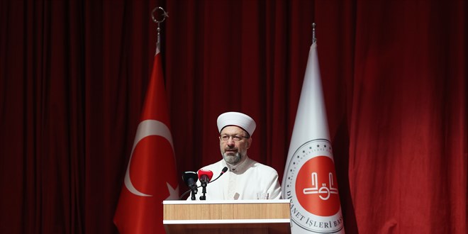 Diyanet leri Bakan Erba: Milletimizin her an yanndayz