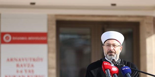 Diyanet leri Bakan Erba'tan 'kk yata Kur'an eitimi' aklamas