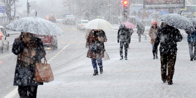 Meteorolojiden Dou Karadeniz iin kuvvetli kar uyars