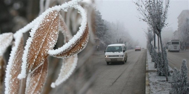 Meteoroloji'den 'buzlanma ve don' uyars - Harital