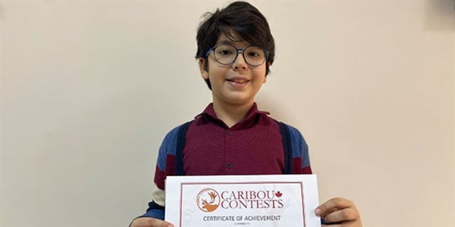 11 yandaki Ali Erdem, matematikte dnya birincisi oldu
