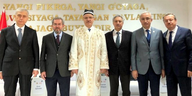 YK Bakan zvar'a zbekistan'da 'fahri profesrlk' unvan verildi