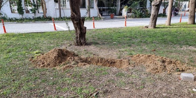 Antalya'da parkta ukur kazan iftin evinde ceset bulundu