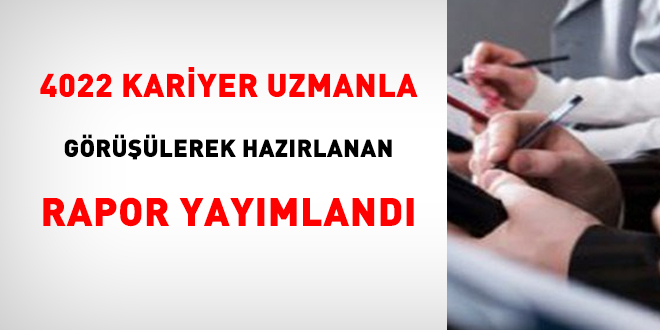 4 Bin 22 Kariyer Uzmanı İle Görüşülerek Hazırlanan Rapor Yayımlandı ...