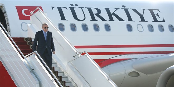 Cumhurbakan Erdoan yurda dnd