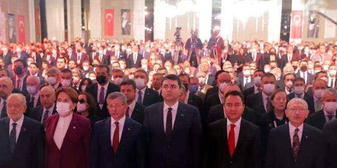 6 muhalefet partisi genel bakan ortak mutabakat metni imzalad