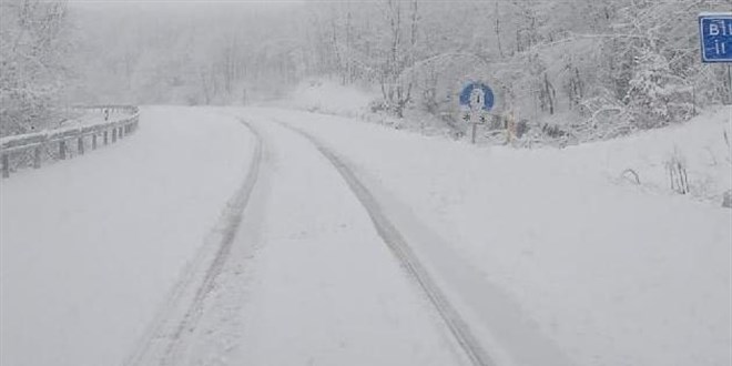 Erzurum ve Kars karla yeniden beyaza brnd