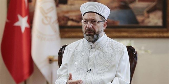 Diyanet leri Bakan Erba: Kur'an- Kerim'e ynelik saldry lanetliyorum