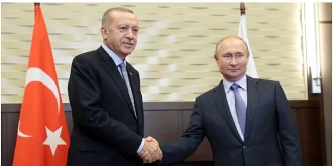 Cumhurbakan Erdoan, Putin ile grt