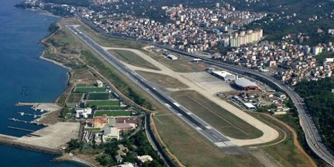 Trabzon'da hava ulamna sis engeli