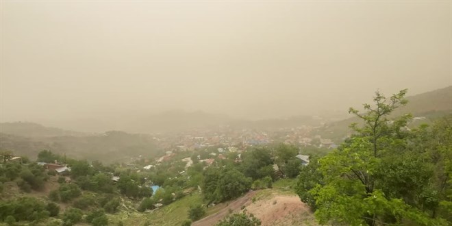 Tunceli'de toz tanm hayat olumsuz etkiledi