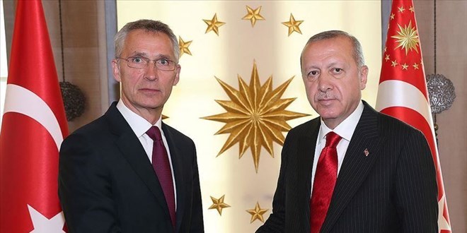 Erdoan, NATO Genel Sekreteri Stoltenberg ile grt