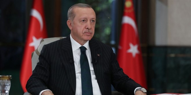 Cumhurbakan Erdoan, LGS'ye girecek rencilere baar diledi