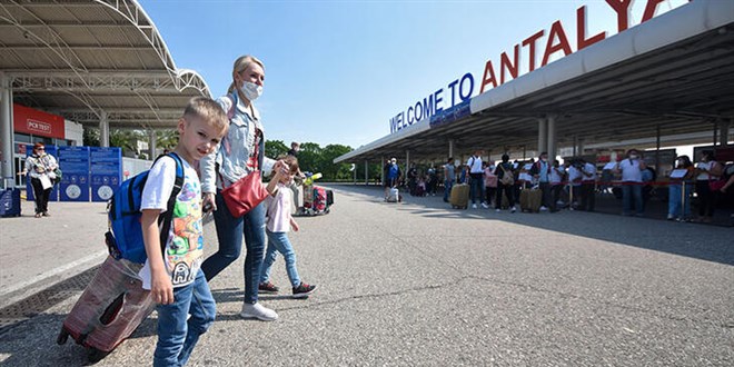 Sava dnemi gelen Rus turist says, pandemili yllar geti