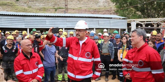 Bakan Soylu, Ktahya'da maden kazas tatbikatna katlan ekiplere telefonla seslendi