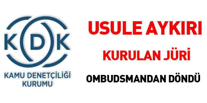 Usule aykr kurulan jri Ombudsmandan dnd