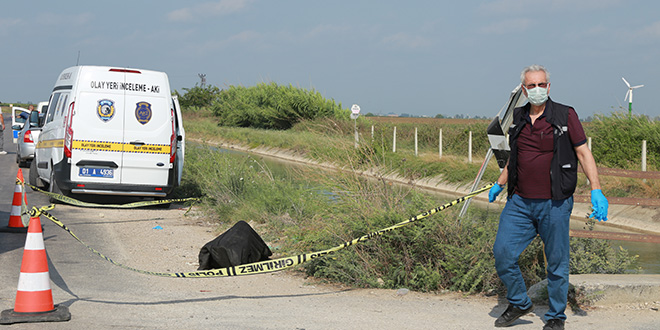 Adana'da sulama kanalnda erkek cesedi bulundu