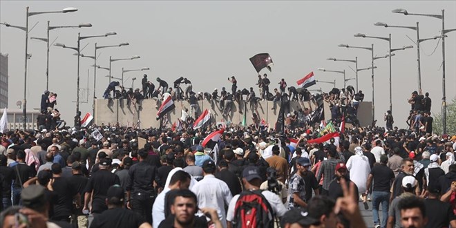 Irak'ta Sadr yanllarnn gsterilerinde yaralananlarn says 125'e ulat