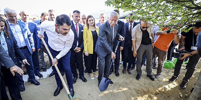 Silivri Millet Bahesi'nde ilk fidanlar dikildi