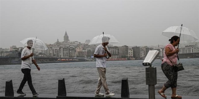 stanbul'da beklenen saanak balad, AFAD uyard