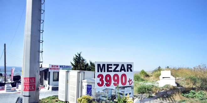 Mezar maliyetleri artt, en dk mezar ta 500 lira