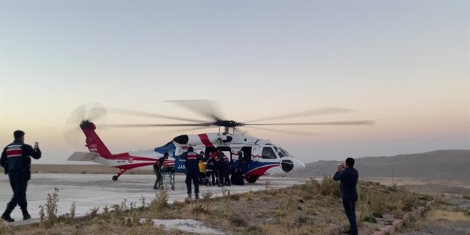 Erciyes'e trmanan dac, zerine kaya dmesi sonucu ld