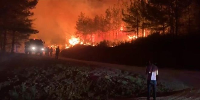 Marmaris'teki orman yangnyla ilgili gzaltna alnan zanlya ev hapsi