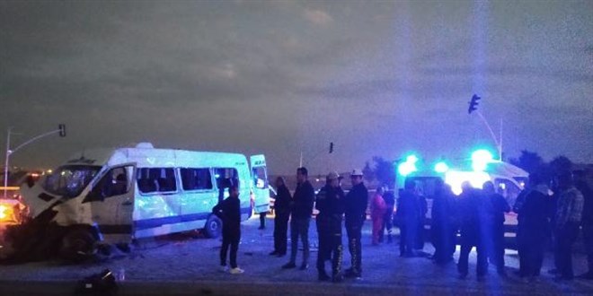 Gaziantep'te ii servisi ile otomobil arpt: 1 l, 14 yaral