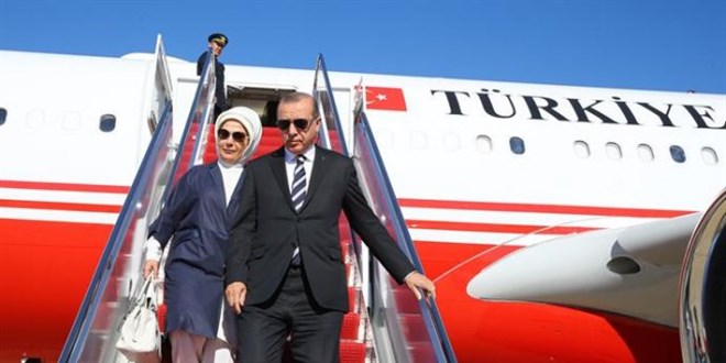 Cumhurbakan Erdoan yurda dnd