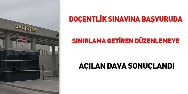 Doentlik snavna bavuruda snrlama getiren dzenlemeye alan dava sonuland