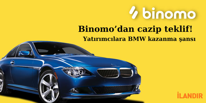 Binomo'dan Yatrmclara BMW marka bir otomobil kazanma ans
