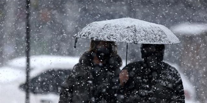 Meteoroloji'den 6 il iin kuvvetli kar ya uyars
