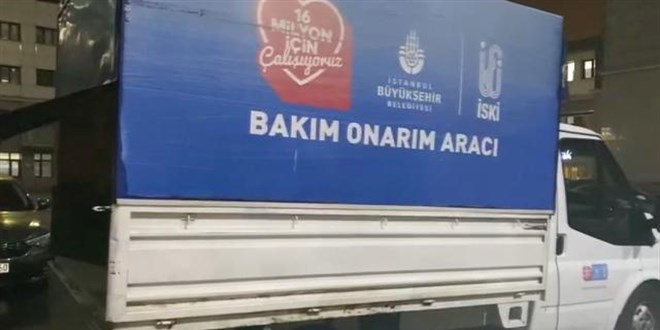 'BB Bakm Onarm Arac' yazan kamyonette uyuturucu ele geirildi