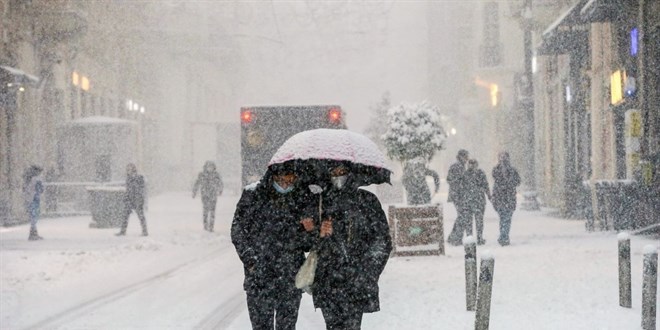 Meteoroloji'den 42 il iin kar ya uyars - Harital