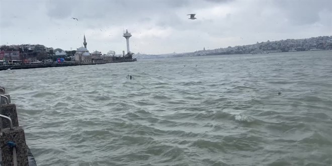 stanbul Boaz'nda suyun rengi yala kahverengi oldu