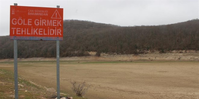 stanbul'u destekleyen barajlar kuruma noktasna geldi