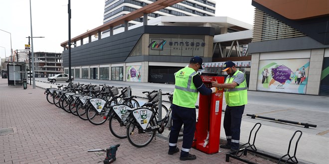'Bisiklet kenti' Konya'da bisiklet tamir istasyonlarnn says artt