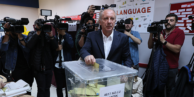 Muharrem nce'den, 14 Mays seimlerine ilikin aklama