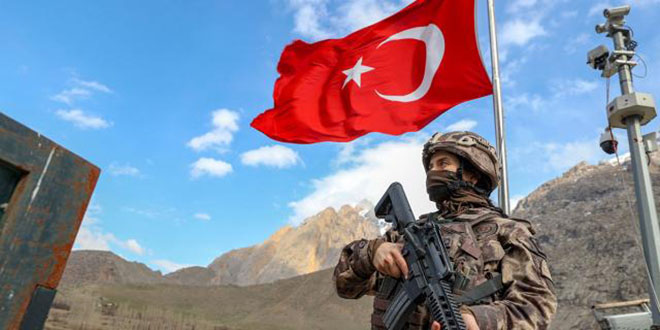 Trkiye'ye girmeye alan terrist Suriye snrnda yakaland
