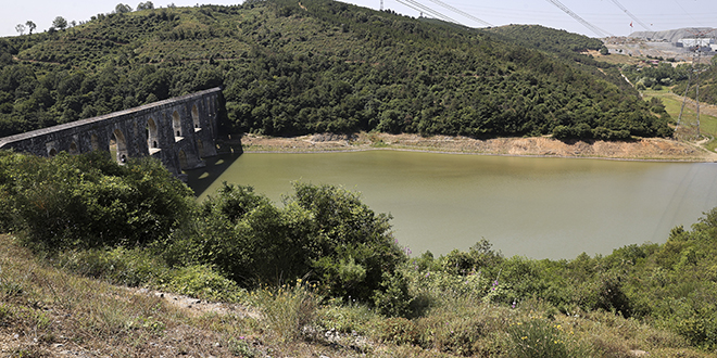 stanbul'da barajlarn doluluk oran yzde 43,62 olarak lld