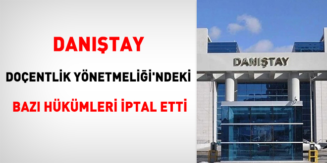 Dantay, Doentlik Ynetmelii'ndeki baz hkmleri iptal etti