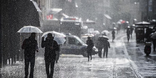 stanbul dahil 17 ile yeni uyar: Kuvvetli saanak bekleniyor