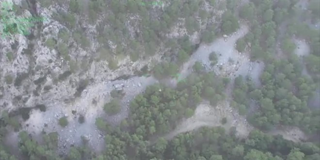 Antalya'da kaybolan 73 yandaki kadn 'cayrokopter' sayesinde bulundu