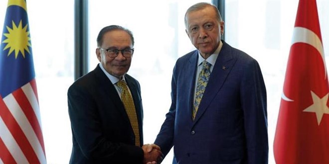 Cumhurbakan Erdoan, Trkevi'nde Malezya Babakan brahim'i kabul etti