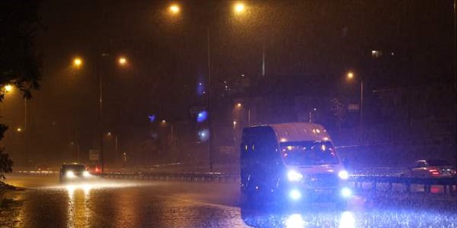 stanbul'da saanak etkili olmaya balad